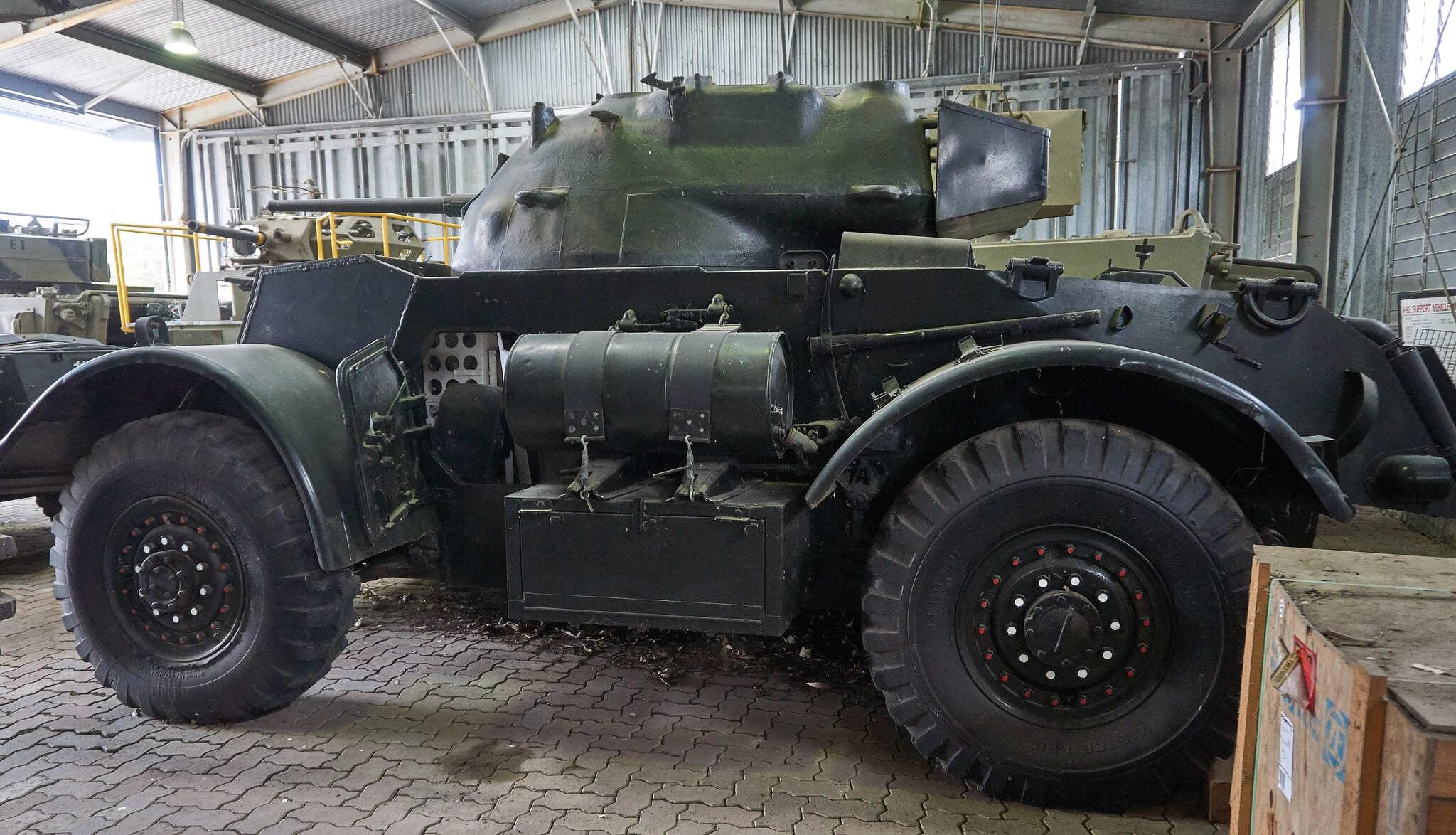 King & Country DD60 Staghound – Voiture Blindée De Patrouille, Miniature Collection En Très Bon état