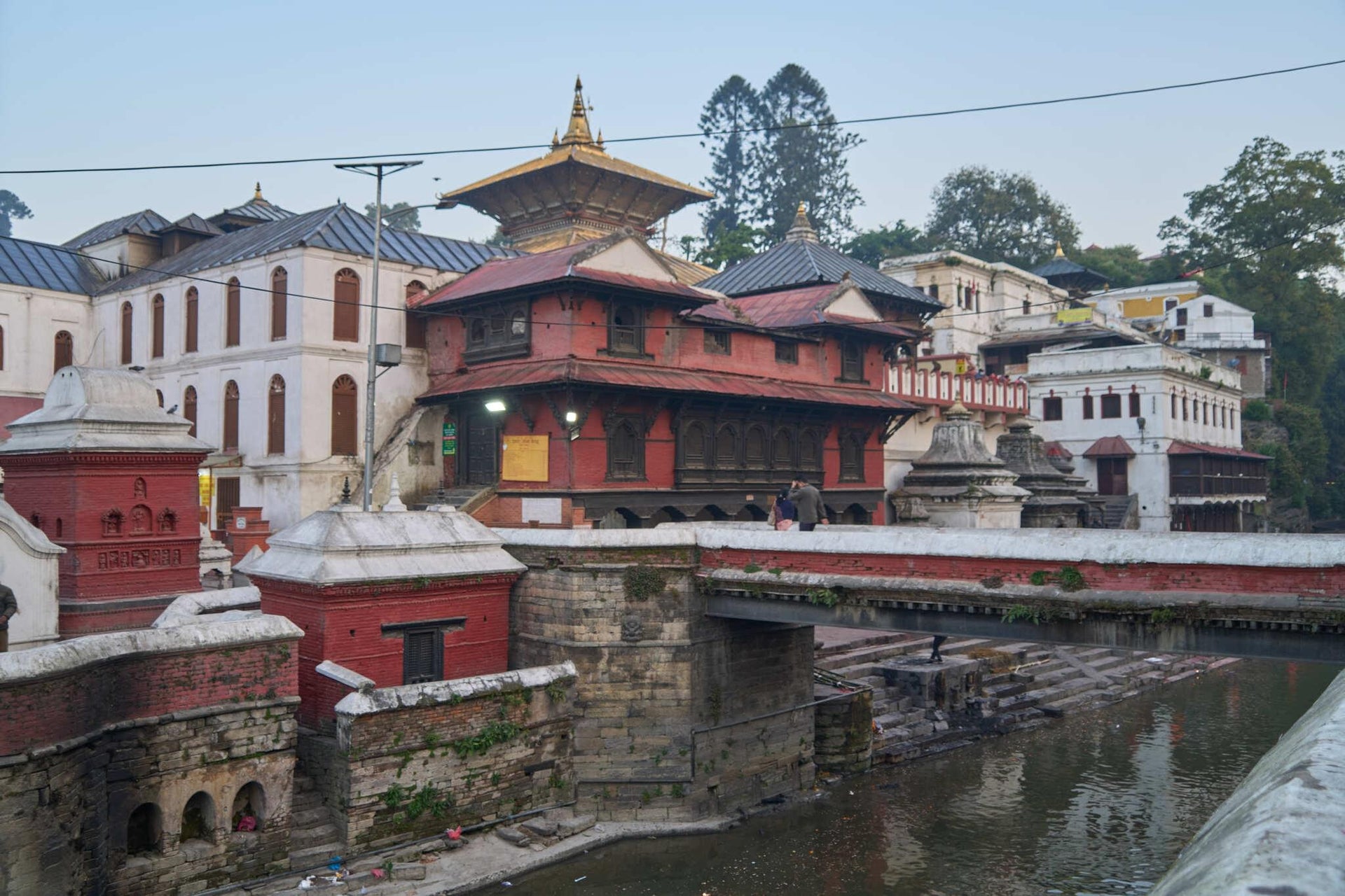 Corpse Burning River Hindu Temple