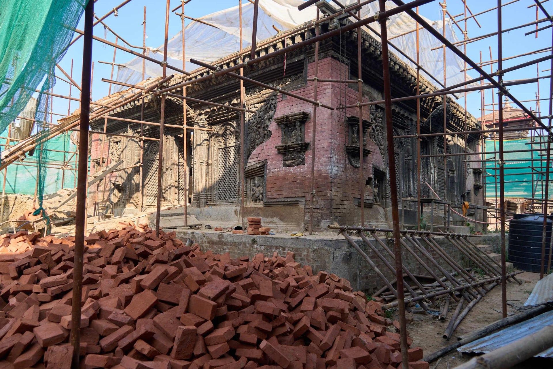 Nepalese Small Temple Reconstruction