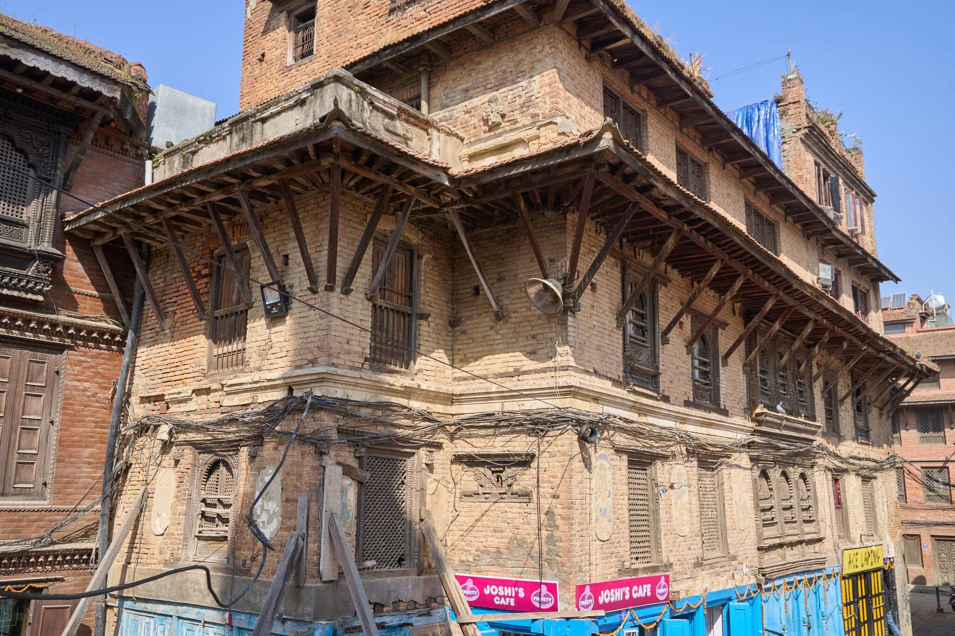 Old Crumbling Traditional Nepalese Building