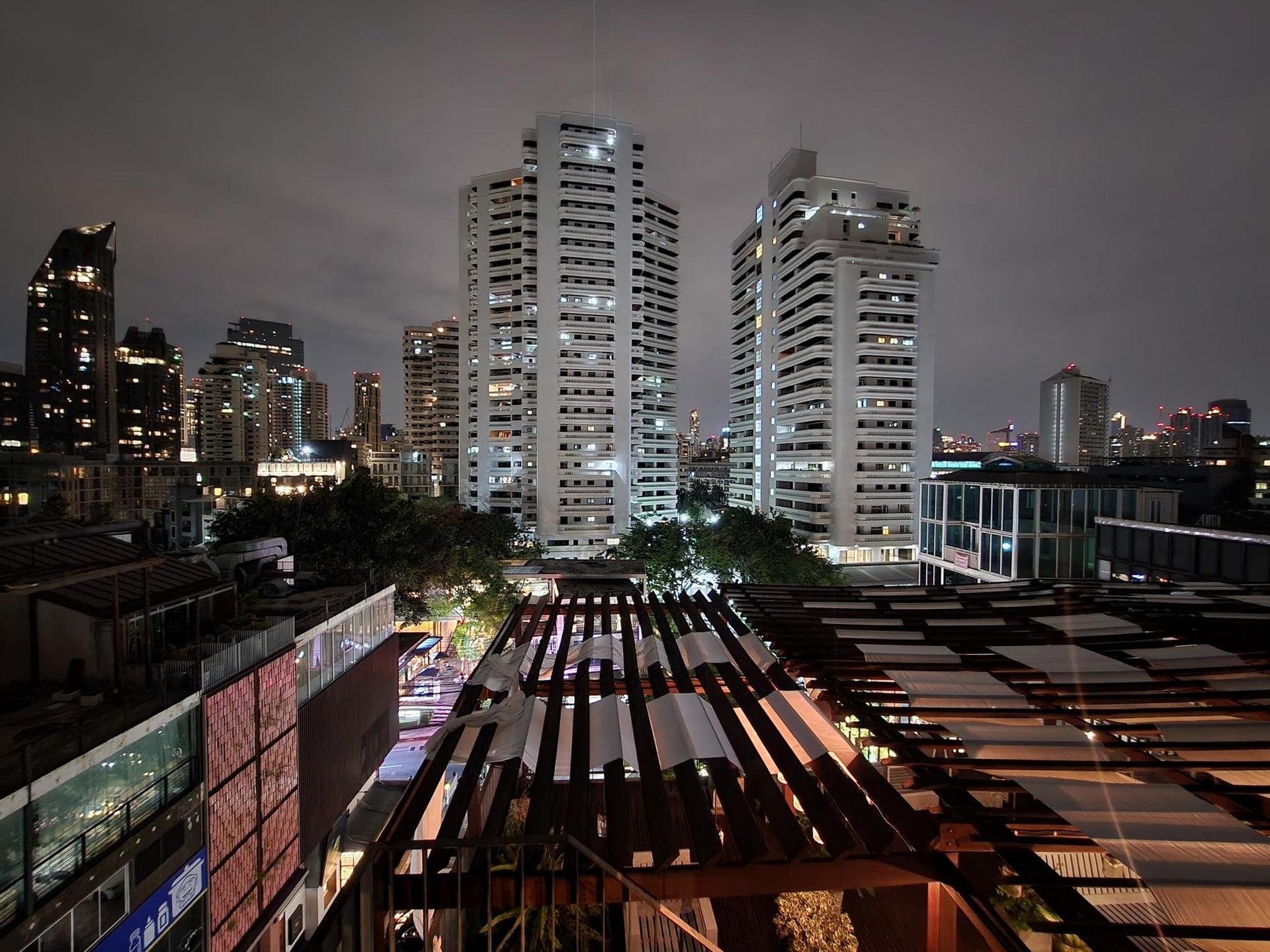 Asian Night Cityscape