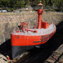 Floating Lighthouse Beacon in Dry Dock